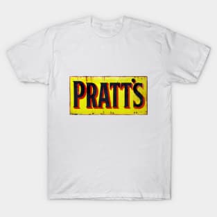 Pratts, Vintage Enamel sign T-Shirt